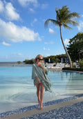 The Mint Tourmaline Coastal Caftan - Turkish Cotton