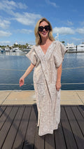 The AnnaStella Coastal Caftan – Luxury Terry Cloth