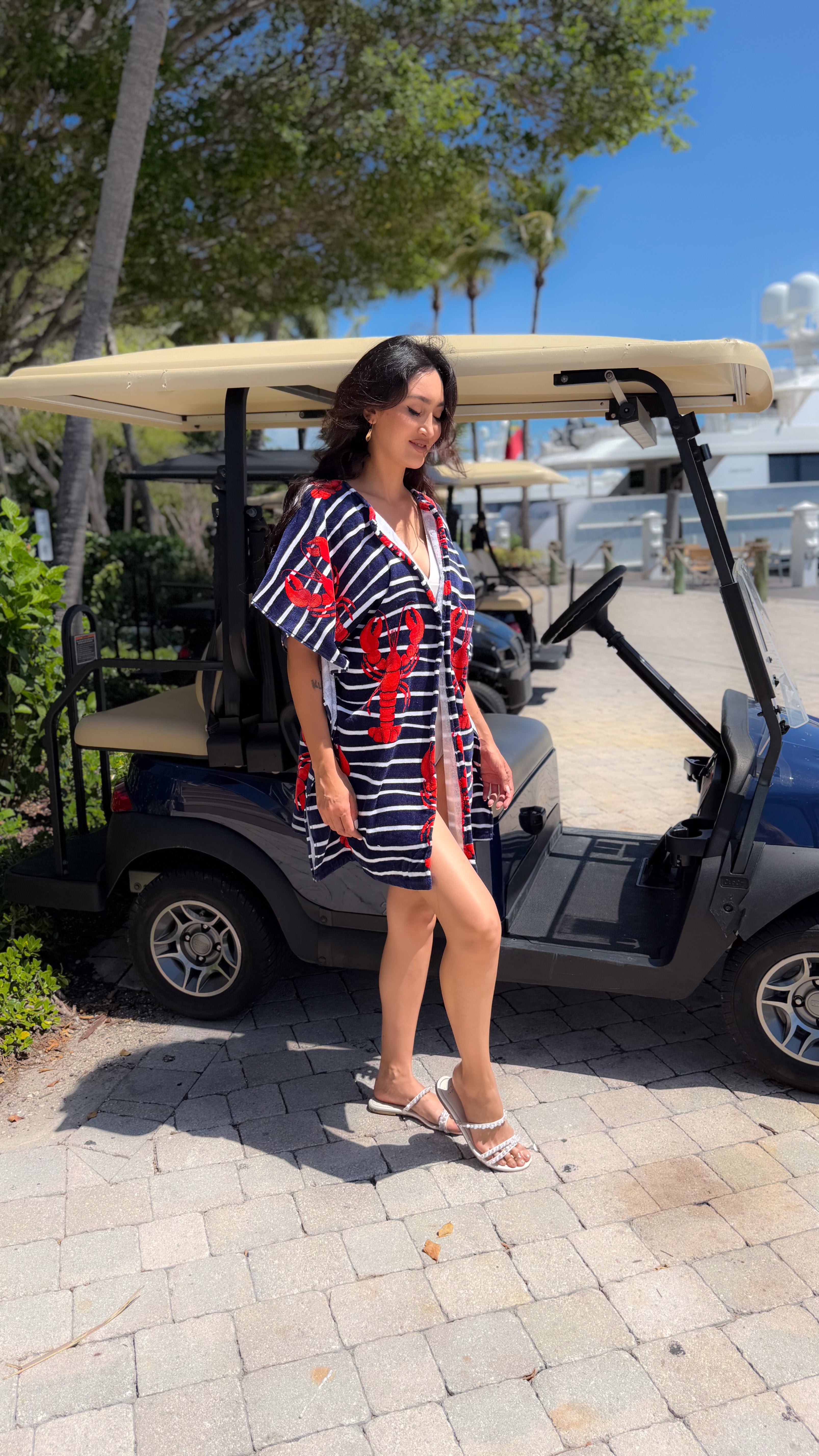 The Cape Cod Coastal Caftan – Wearable Beach Towels