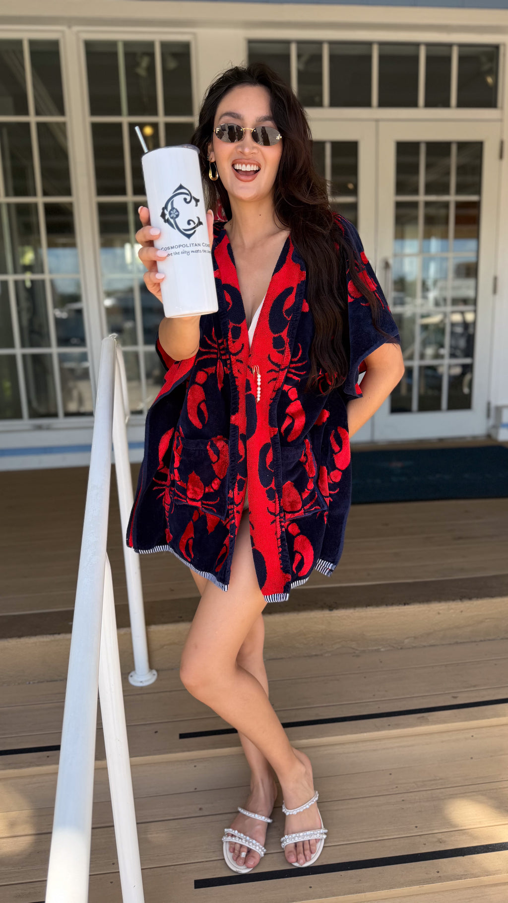 The Montauk Coastal Caftan – Wearable Beach Towels