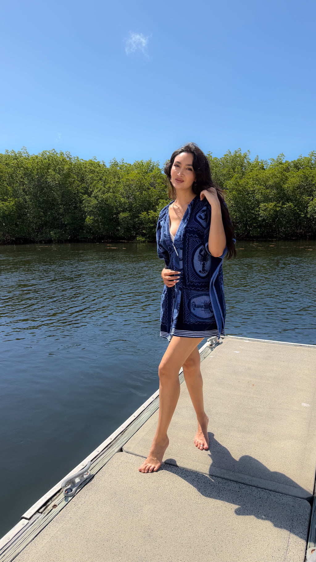 The Monaco Coastal Caftan – Wearable Beach Towels