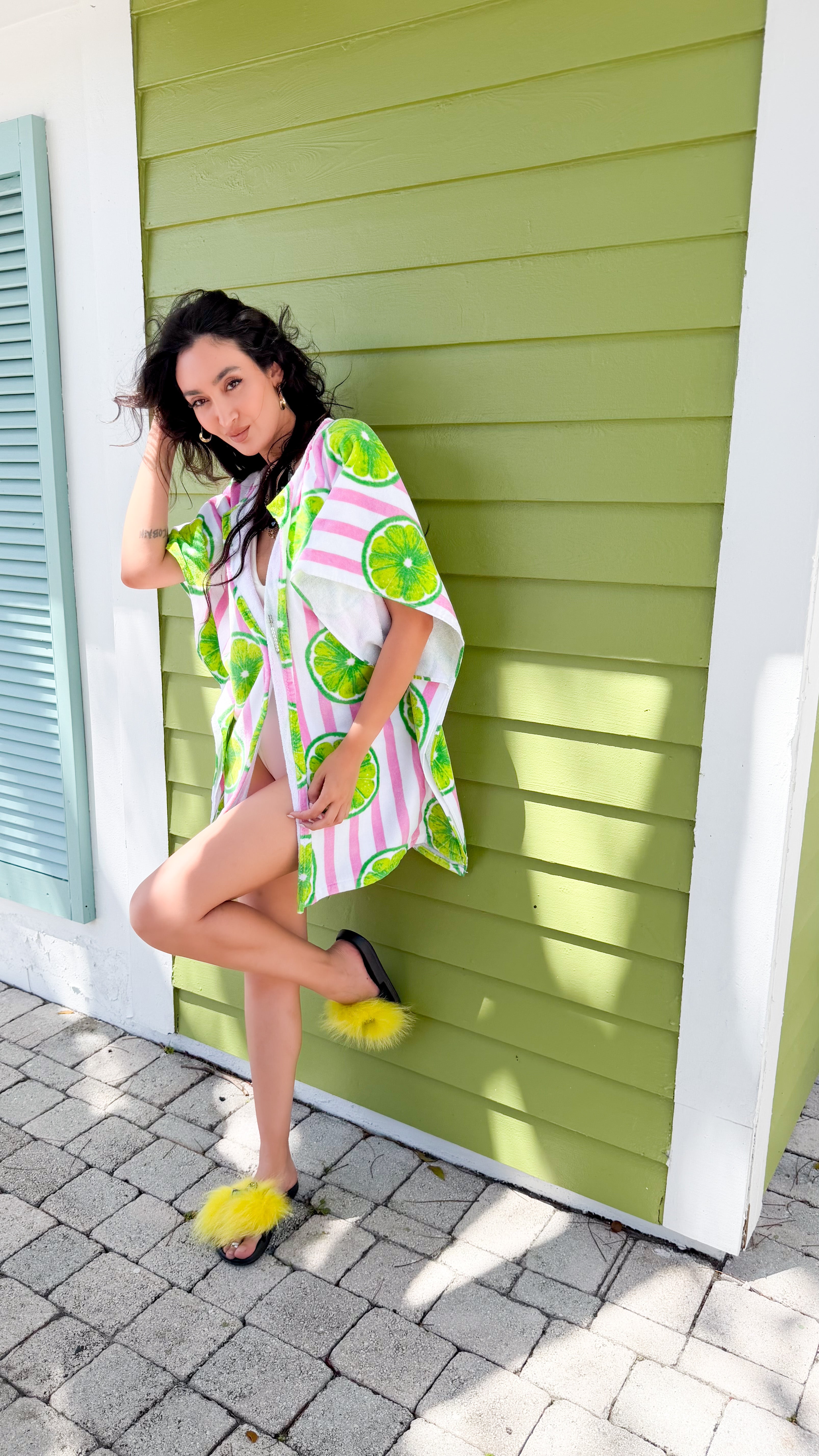 The Mojito Coastal Caftan – Wearable Beach Towels