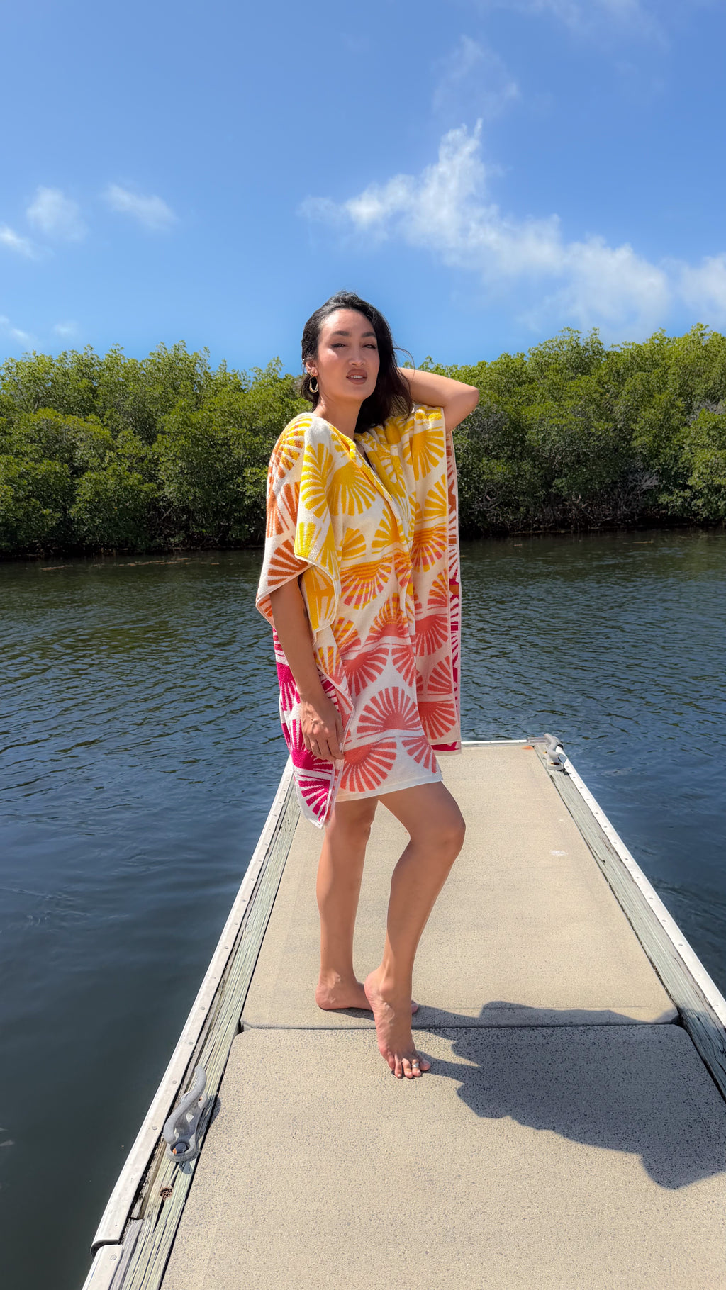 The Key West Coastal Caftan – Wearable Beach Towels
