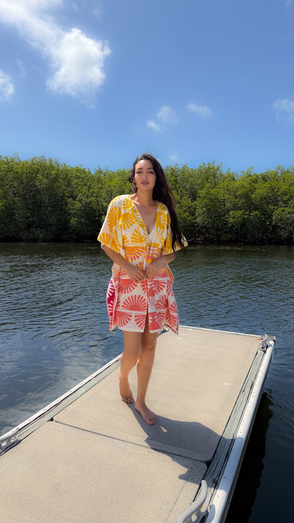 The Key West Coastal Caftan – Wearable Beach Towels