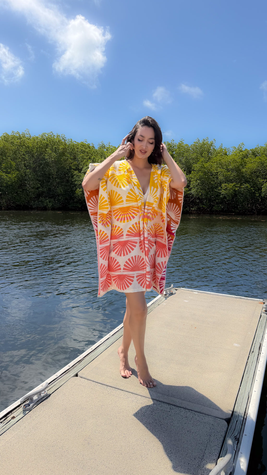 The Key West Coastal Caftan – Wearable Beach Towels