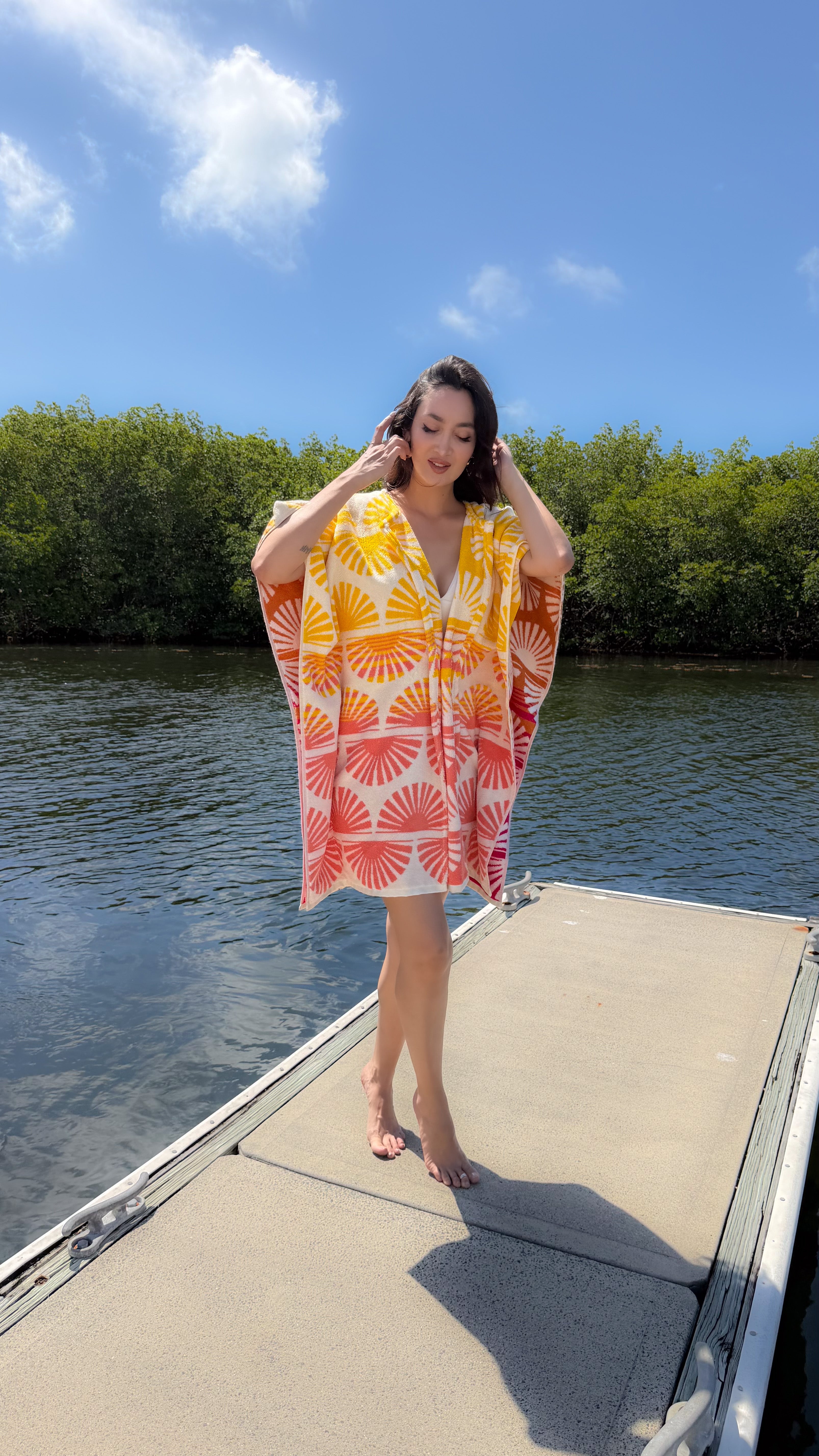 The Key West Coastal Caftan – Wearable Beach Towels