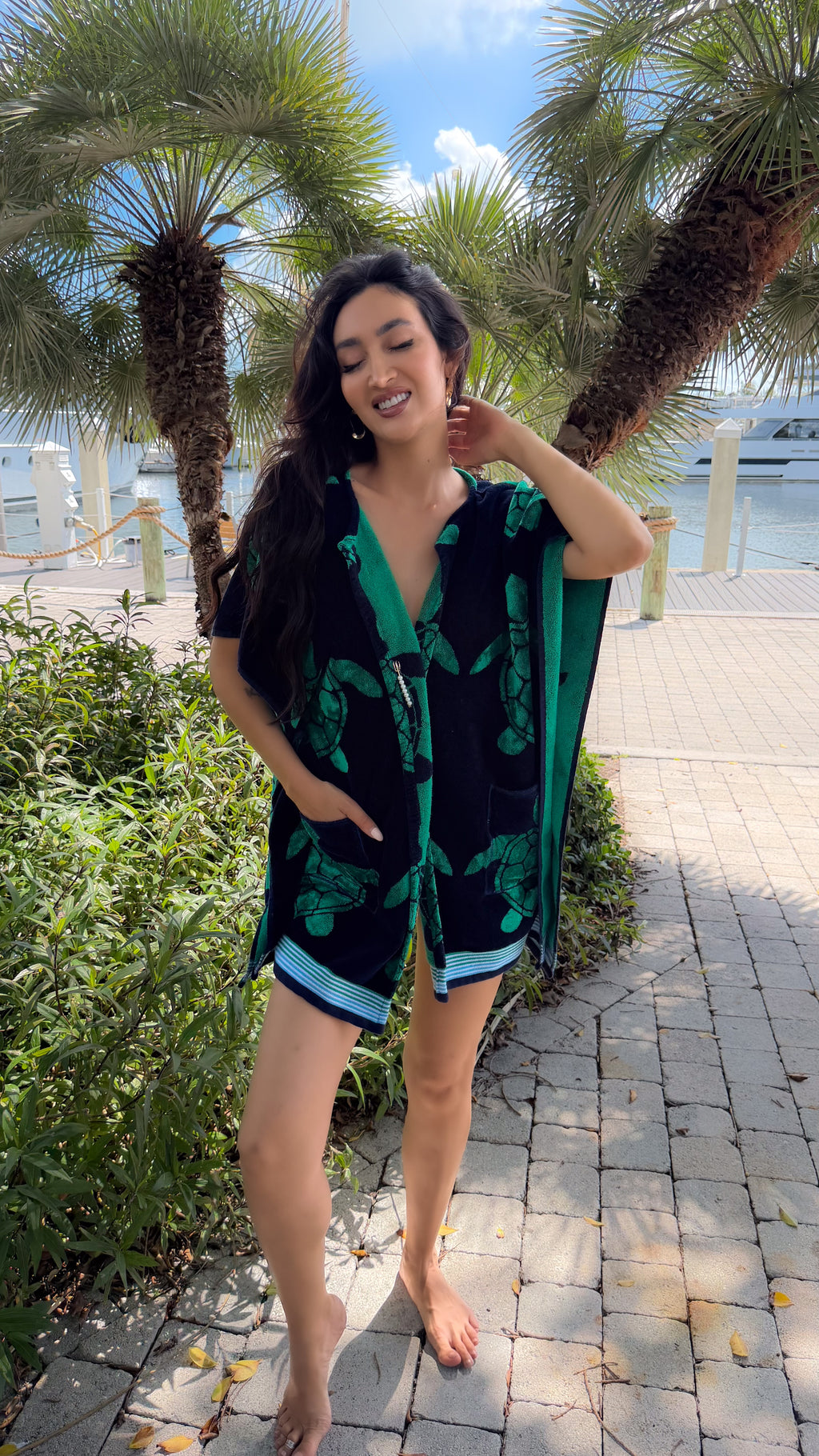 The Maui Coastal Caftan – Wearable Beach Towels