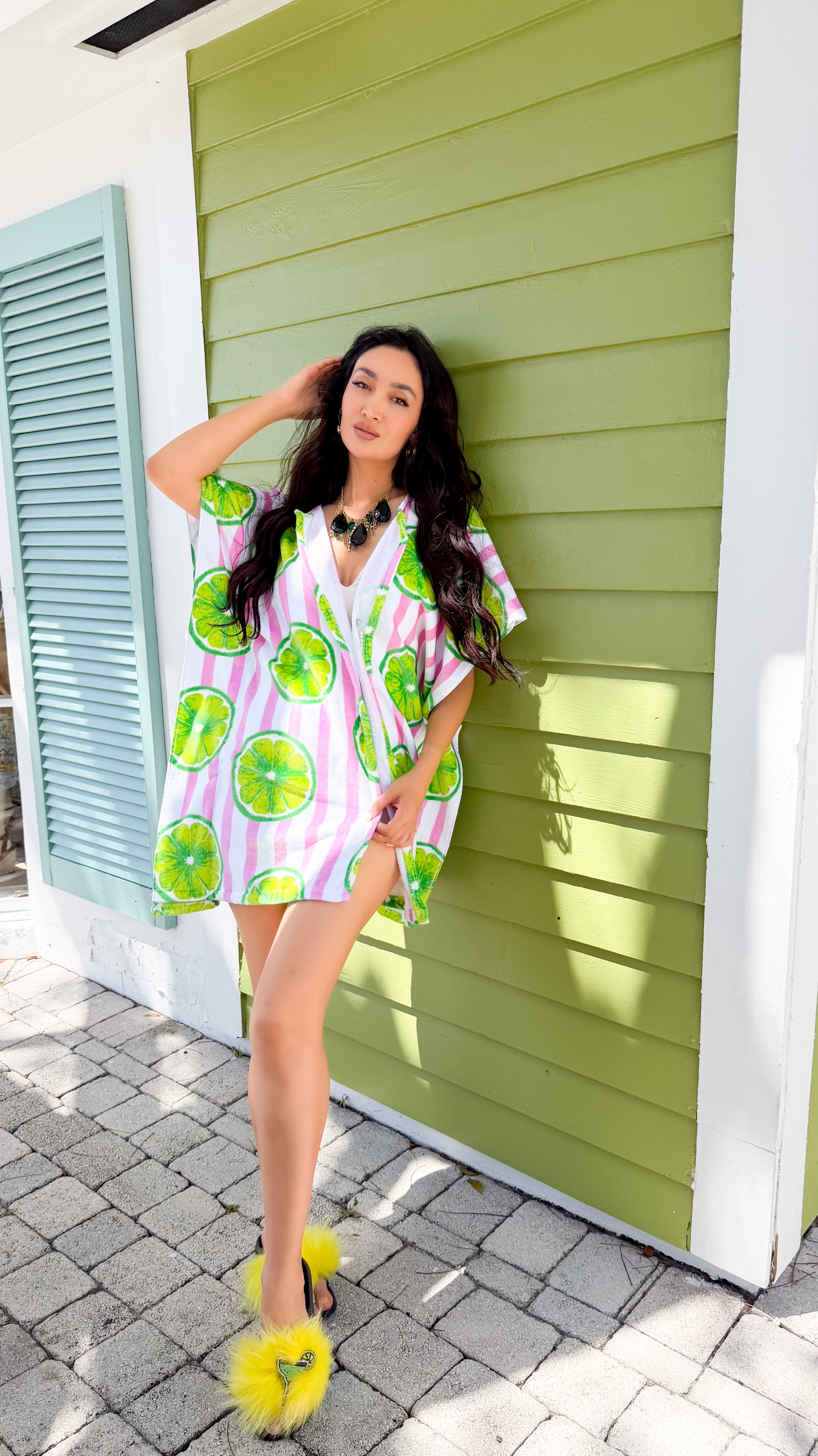 The Mojito Coastal Caftan – Wearable Beach Towels
