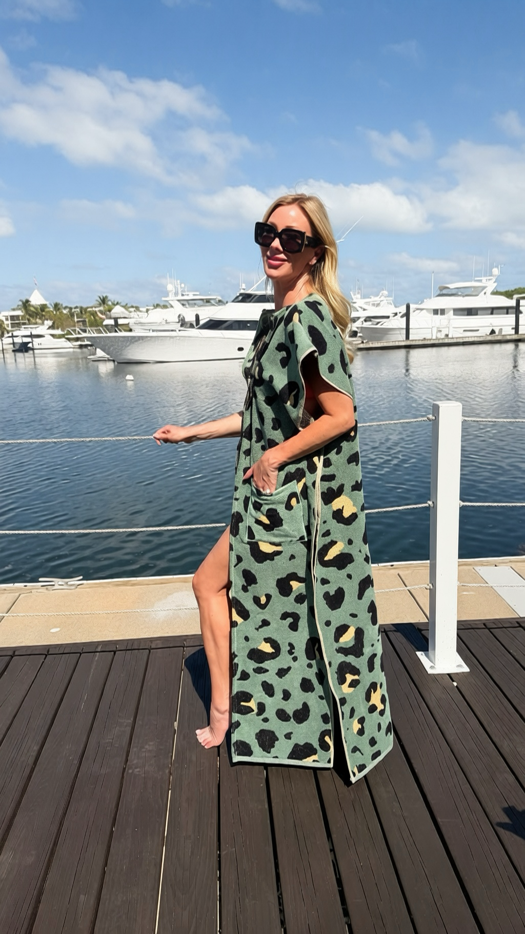 The Milly Coastal Caftan -  Trendy Statement Resort Wear