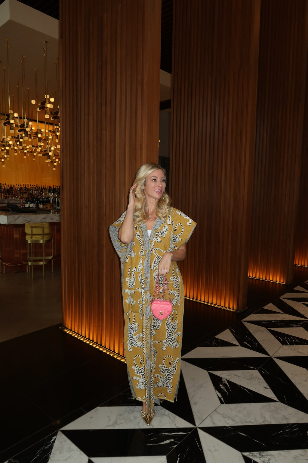 The Caitlin Coastal Caftan – Luxury Terry Cloth Resort Wear